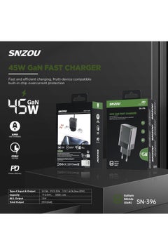 Snzou PowerCore 45W Multi-Device GaN Charger