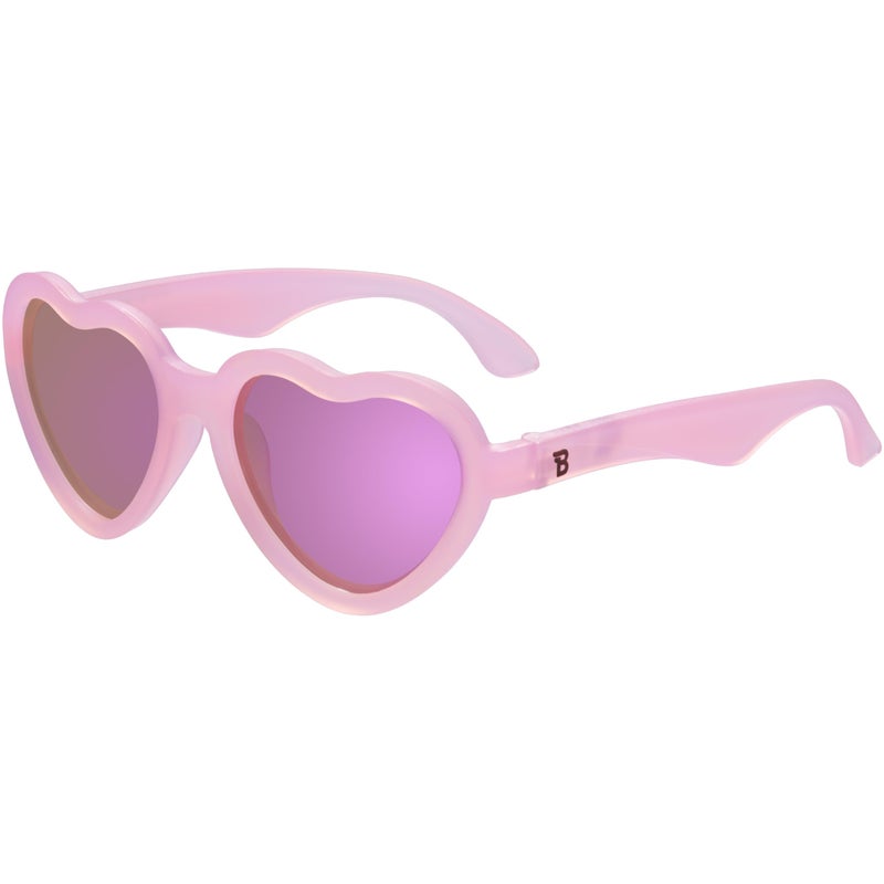 Babiators Blue Series Polarized UV Protection Children's Sunglasses, Pink Transparent - Ages 3-5Y - Image 1