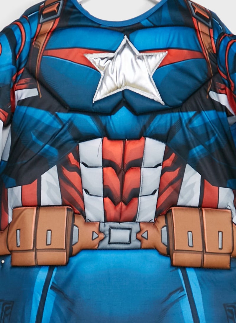 Rubies Costume Kids Captain America Core Costume - Image 4