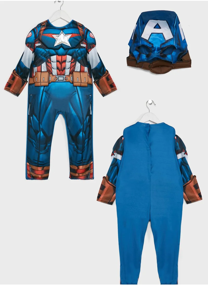 Rubies Costume Kids Captain America Core Costume