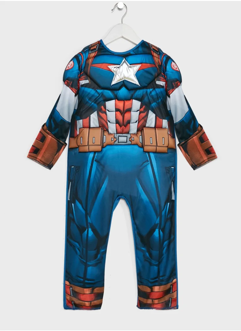 Rubies Costume Kids Captain America Core Costume