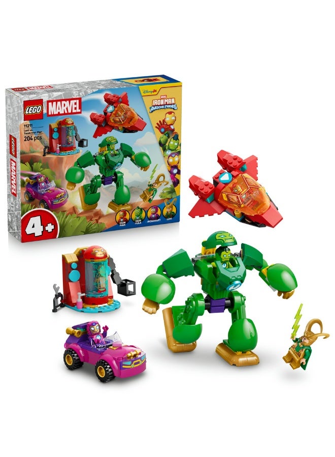 LEGO Marvel Iron Man and His Awesome Friends Loki vs. Team Iron Man 11211 (Age 4+, 204 Pieces) - Image 1
