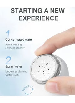 Golau Electric Travel Shattaf Bidet Portable Personal Hygiene Solution for Camping, Desert Trips, Airplanes, Trains & Outdoor Adventures 4 Spray Modes Personal Hygiene Cleaning USB Rechargeable  - Image 2