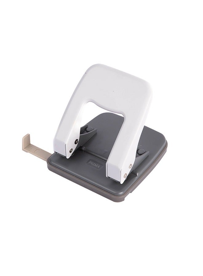 PRIMA Paper Puncher Heavy-Duty 2-Hole - 40-Sheet Capacity | 6mm Holes for Standard Binders, Strong 12mm Base Grip, Extra Waste Tray, Fits A3 A4 A5, 80gsm Papers - Image 1