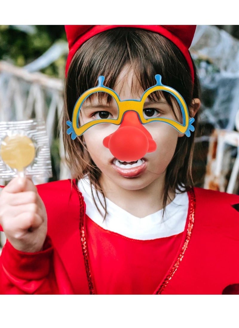 Funny Glasses, 2 Pcs Clown Nose Clown Eyeglasses Funny Performance Props, Disguise Glasses, Great Party Favors, Suitable for Parties, Funny Photos - Image 4