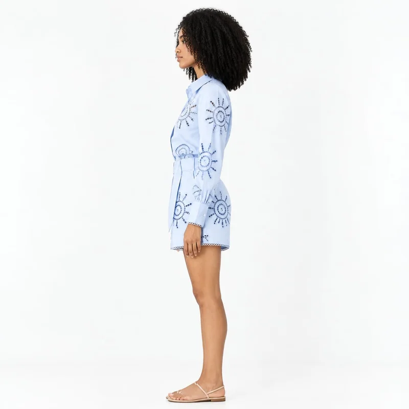 Ashita Fernandes Blue Alice Skirt for Women | Best Price UAE