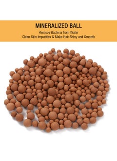 CMGTYYD 9 Packs Mineral Balls Negative Ion, Replacement Bio-Active Stone, pH Balance Tourmaline Balls Showerhead Filter Refill Kit,Remove Chlorine, Fluoride, Impurities and Hard Water  - Image 3