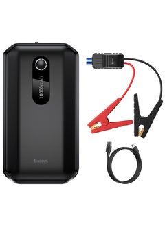 Baseus Super Energy Air Car Jump Starter Gasoline and Diesel 12V Portable Power Pack Automotive Battery Booster Charger with USB Port Smart Jumper  - Image 1