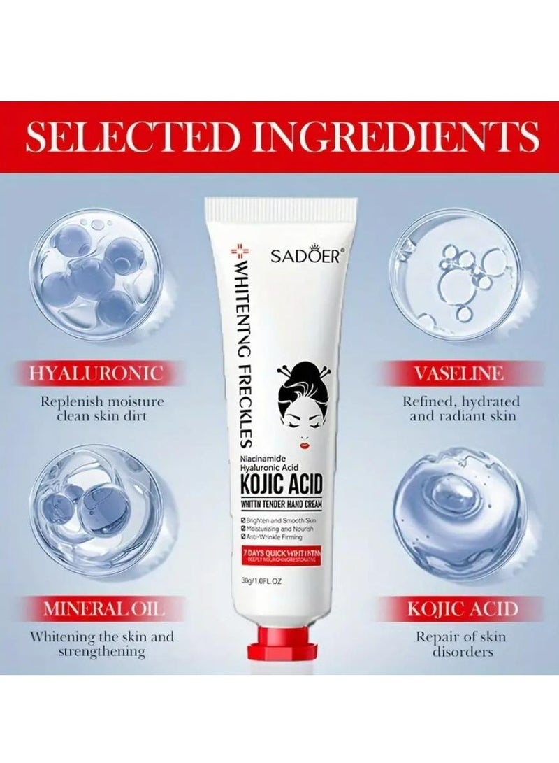 سادور كريم تبييض اليدين بحمض الكوجيك 30 جم - Image 1