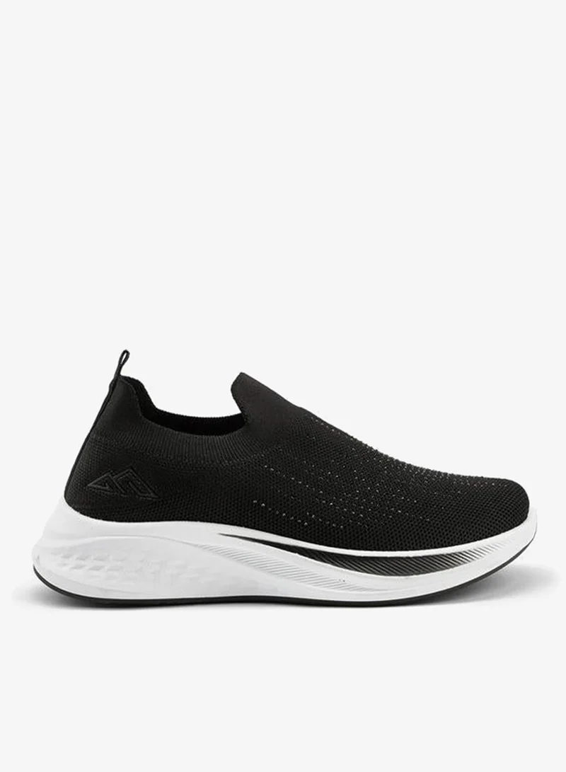 Oaklan by Shoexpress Embellished Slip-On Sports Shoes With Pull Tabs
