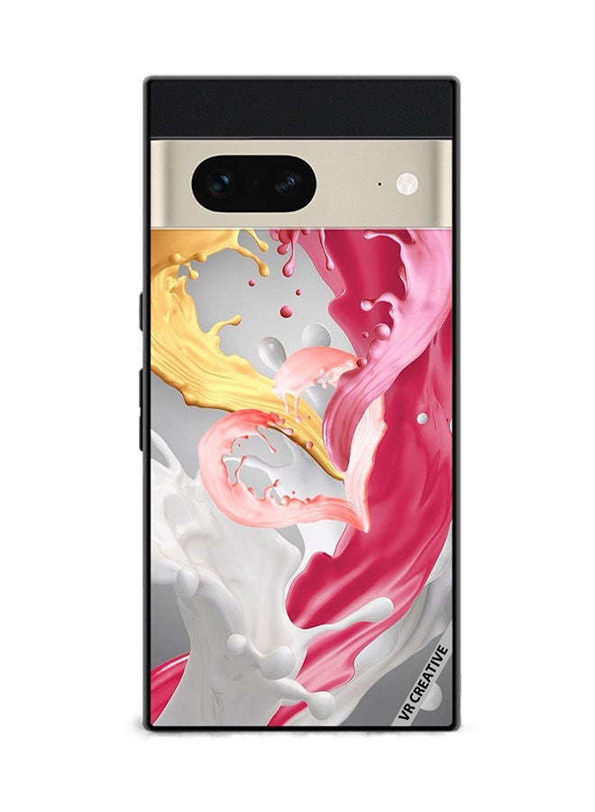 VR CREATIVE Protective Case Cover For Google Pixel 7 Couple Design Multicolour - Image 1
