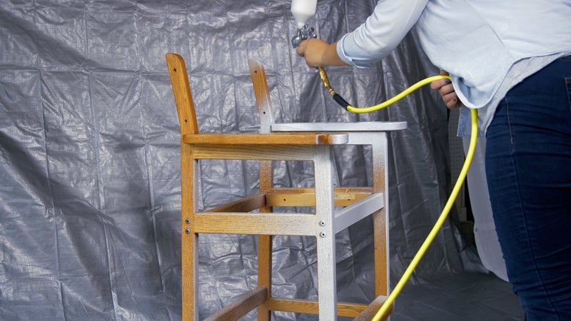 Campbell Hausfeld مسدس رش الطلاء Campbell Hausfeld للاستخدام العام بتغذية الجاذبية HVLP مع حاوية سعة 600 مل (DH580000AV) - Image 2