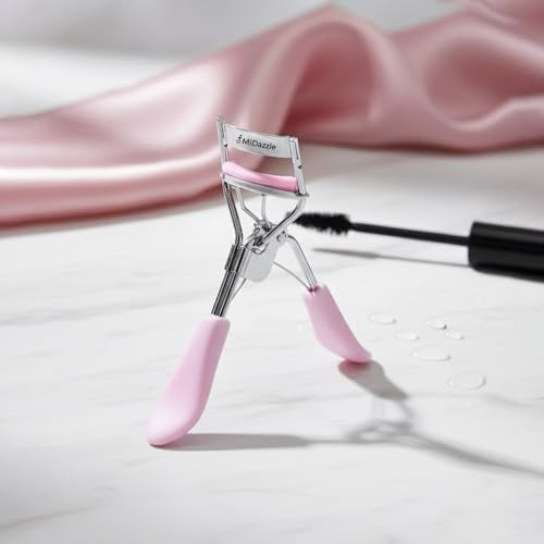 Omidazzle Midazzle Premium Eyelash Curler For Women - Suitable for all eye shapes | Offers Perfect Curls | Comfortable to Hold | Elegant Design | An Eye Makeup Tool Comes with silicon base - Pink (MIEL3102) - Image 4