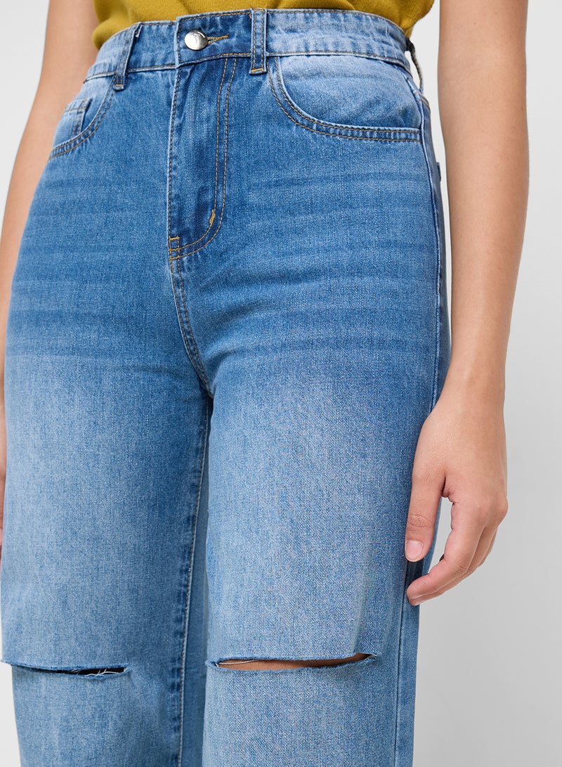 Ginger High Waist Straight Fit Jeans - Image 4