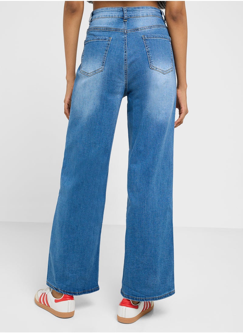 Ginger High Waist Straight Fit Jeans  - Image 3