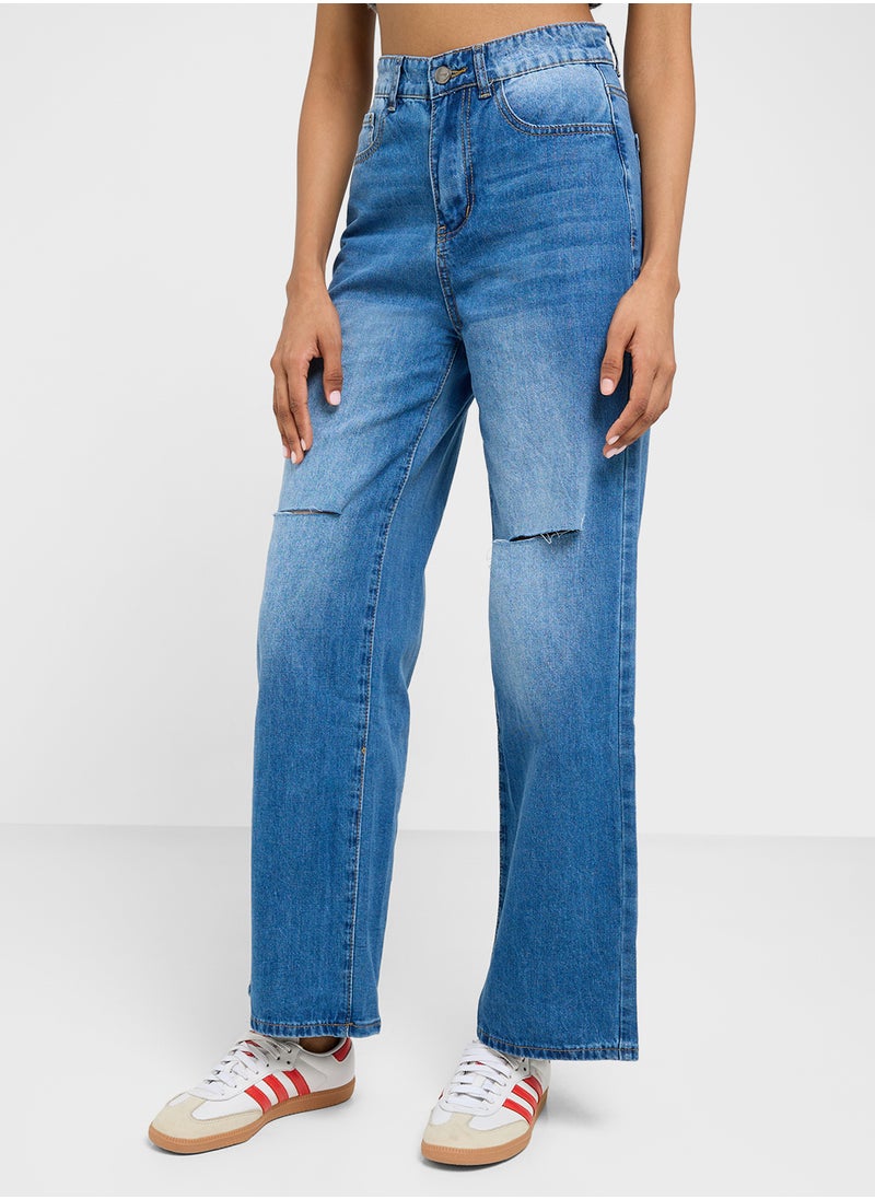 Ginger High Waist Straight Fit Jeans  - Image 2