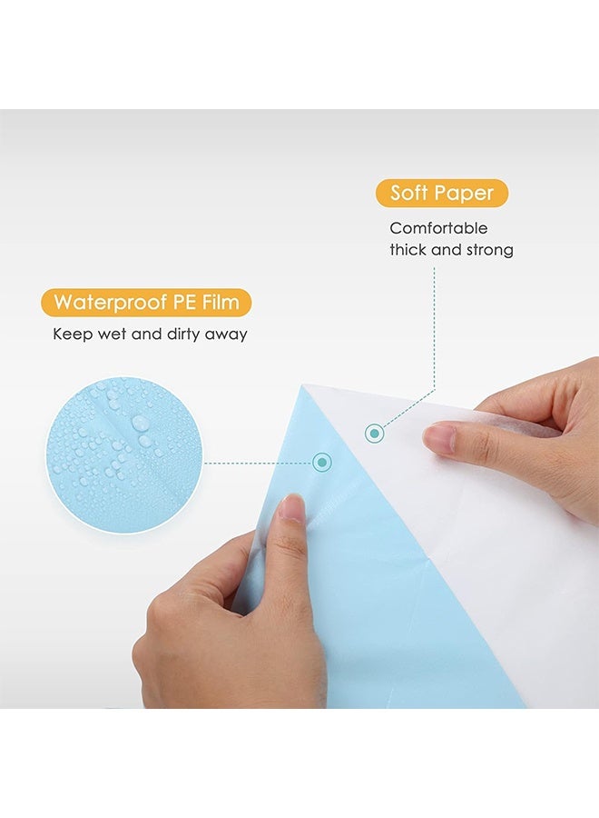 أغطية مقاعد المرحاض للاستخدام مرة واحدة، حزمة سفر 20 قطعة｜سريعة الاستخدام - بدون لاصق｜مقاومة للماء｜غطاء مقعد مرحاض XL قابل للتصرف للكبار والأطفال، فرديًا للحمامات العامة/الطائرات - Image 5