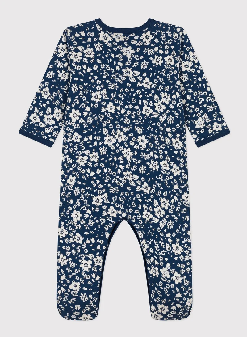Petit Bateau Kids Floral Printed Onesies