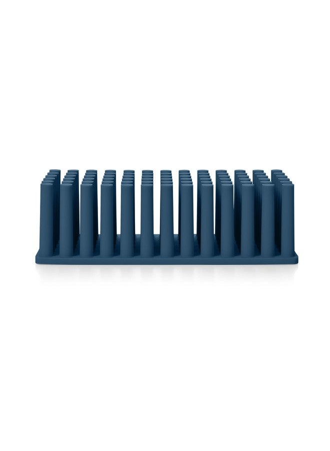 بوبين صواني مكتبية معيارية من Poppin Softie Grip Grass لتنظيم المكتب، لوازم مكتبية متناسقة الألوان (أزرق رمادي، Softie Grip Grass) - Image 2
