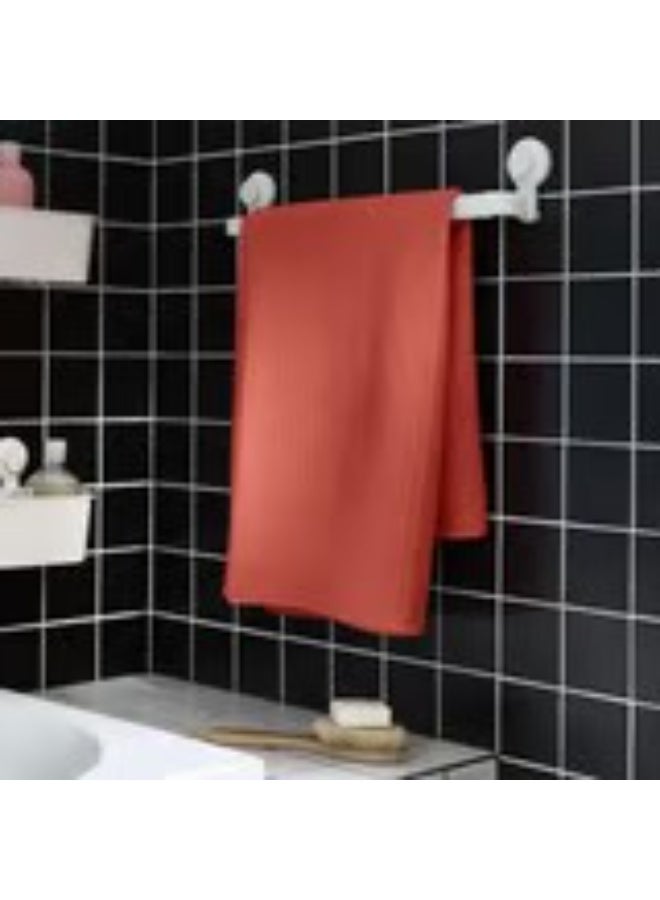 Bath sheet orange-red 100x150 cm - Image 4