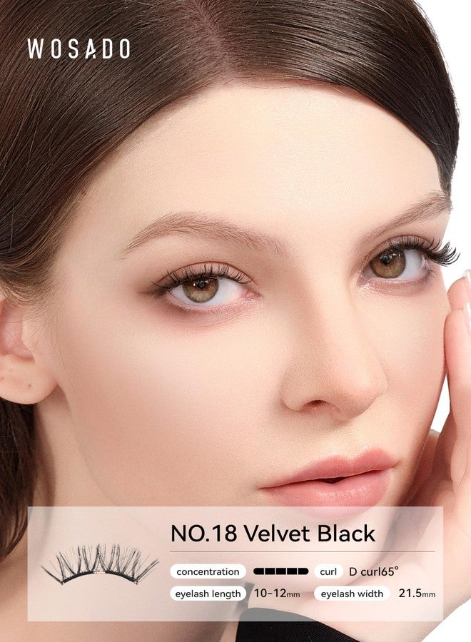 WOSADO Magnetic Eyelashes with Applicator Kit, [V18 Velvet Black] Reusable Magnetic Lashes without Eyeliner, Glue-free False Lashes, Waterproof, Lightweight, Suit for Natural Makeup - Image 5