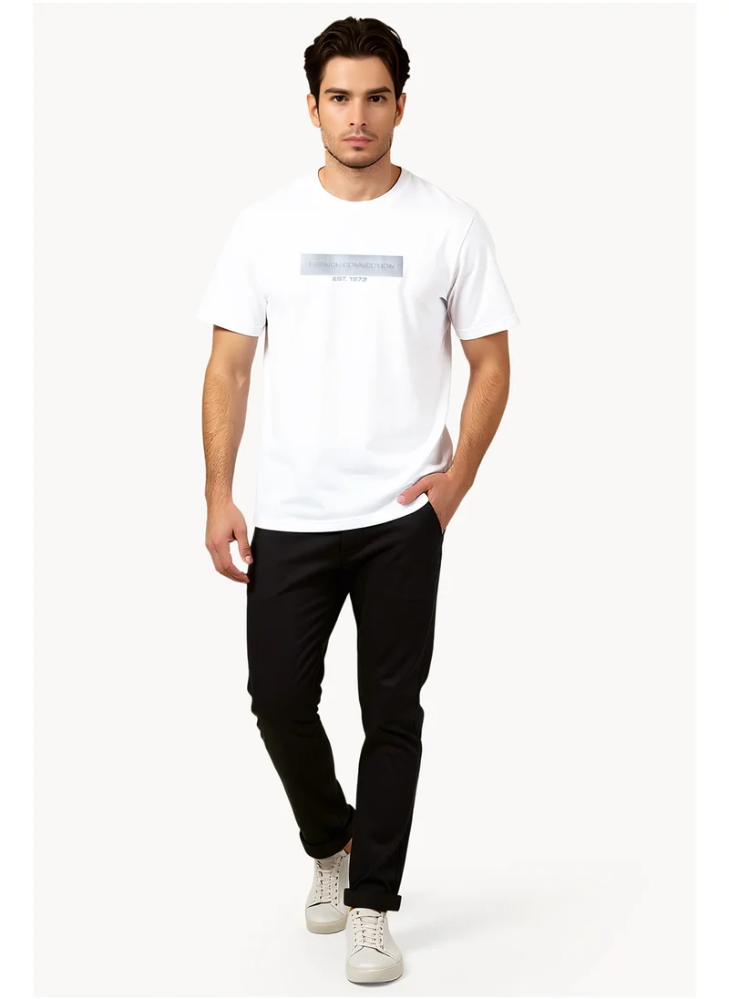 فرنش كونكشن Short Sleeve Cotton T-Shirt