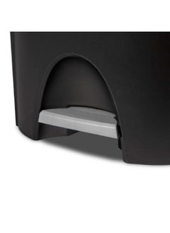 Sterilite Elegant and Modern Design BPA-Free Plastic StepOn Wastebasket Black 25 L 10949004  - Image 2