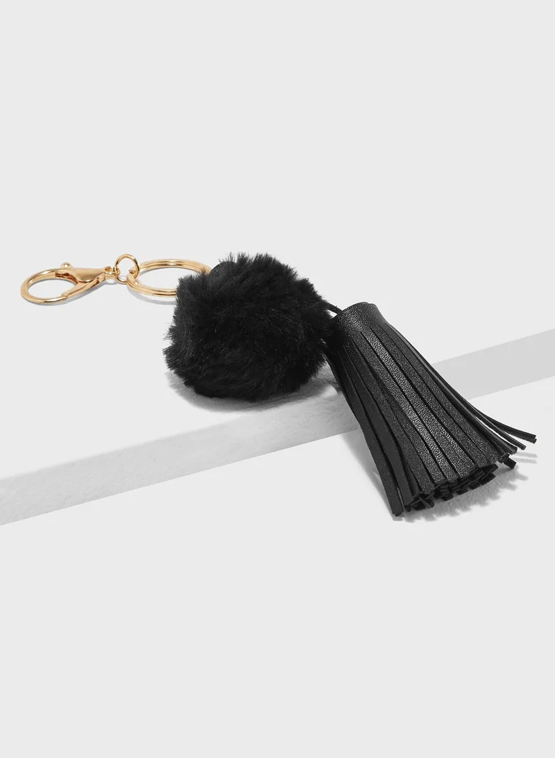 NAME IT Tassel Keychain