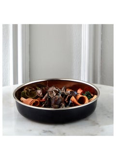 Home Box طبق زخرفي معدني رائع - 17x17x4 سم 17 x 4 x 17 سم  - Image 1