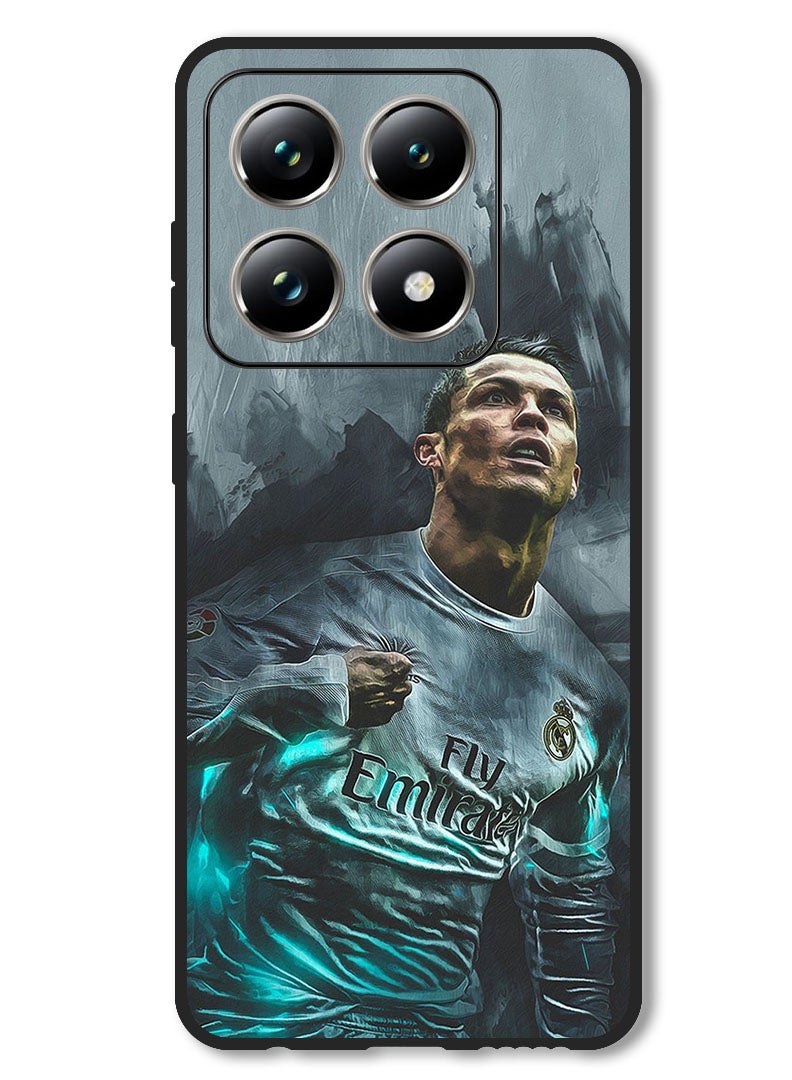 Theodor Case Compatible with Xiaomi 14T Pro Protection Shockproof Bumper Cover Cristiano Ronaldo (4) - Image 1