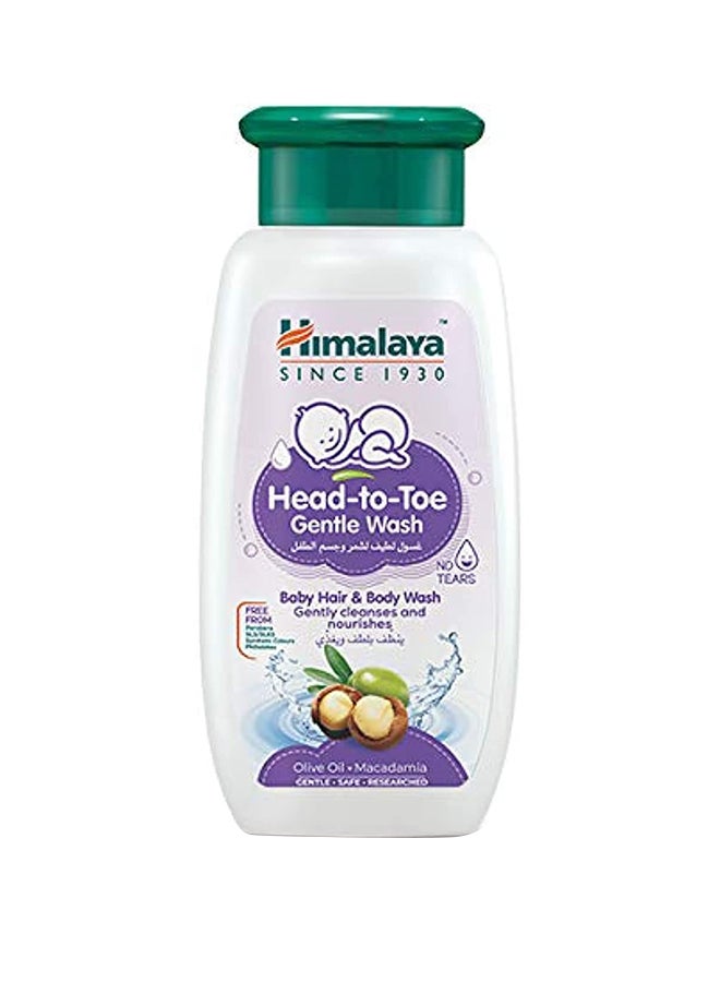 Himalaya Head To Toe Gentle Wash No Tears Formula, Free From Synthetic Colors, Parabens And Phthalates - 200Ml - Image 1