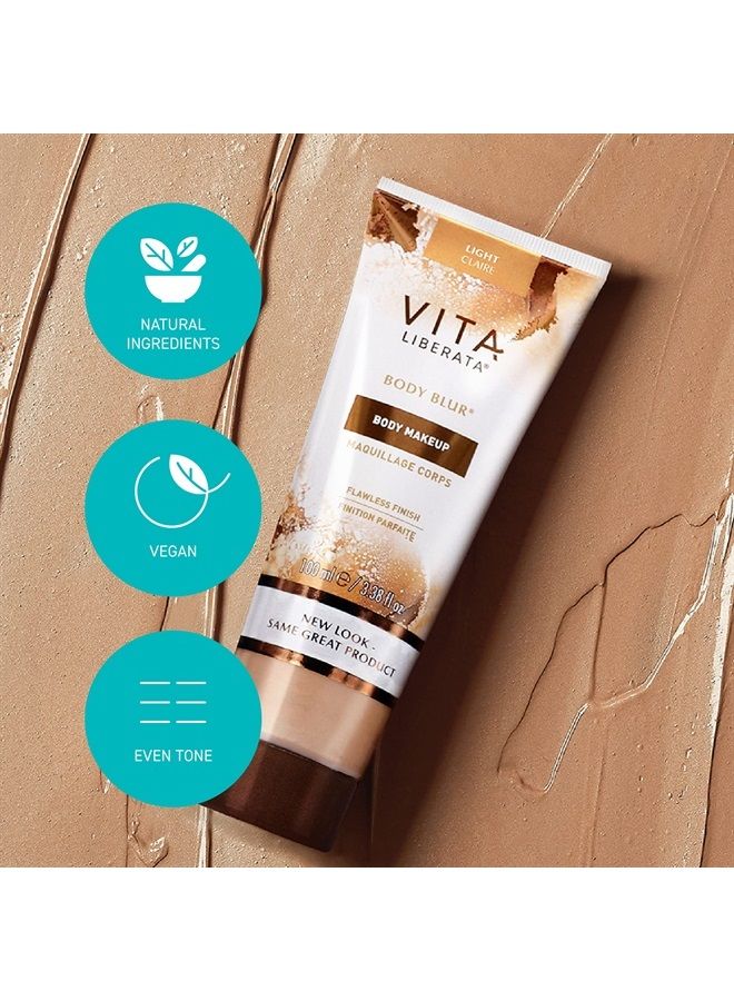Vita Liberata بودي بلور، مكياج الساق والجسم. أساس الجسم المثالي لبشرة برونزية خالية من العيوب، تطبيق سهل، توهج مشرق، توحيد لون البشرة، عبوة جديدة - Image 2