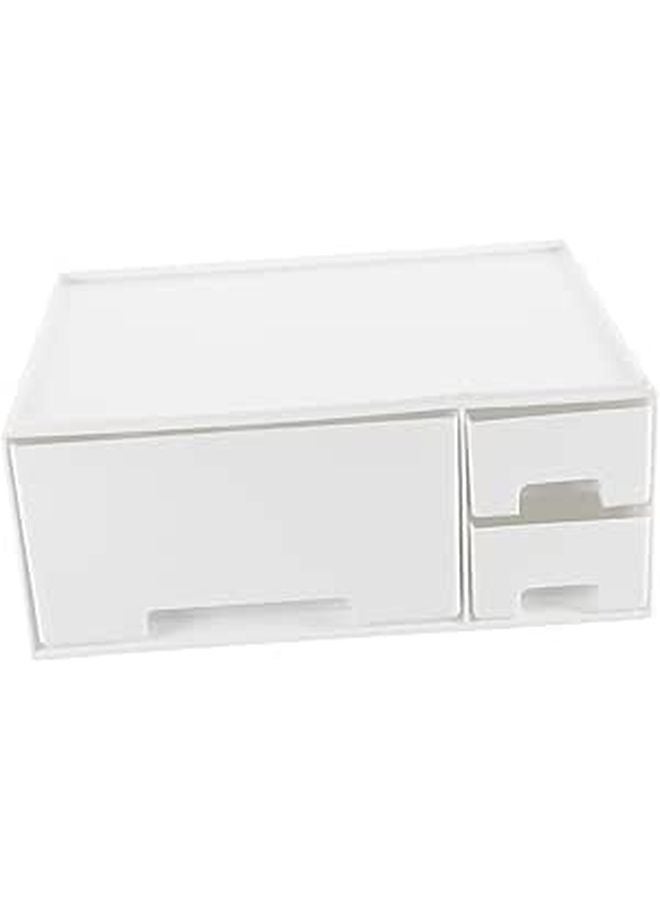 Adjustable Height Monitor Stand with Storage Shelf for Computer Laptop Office Home - Image 1