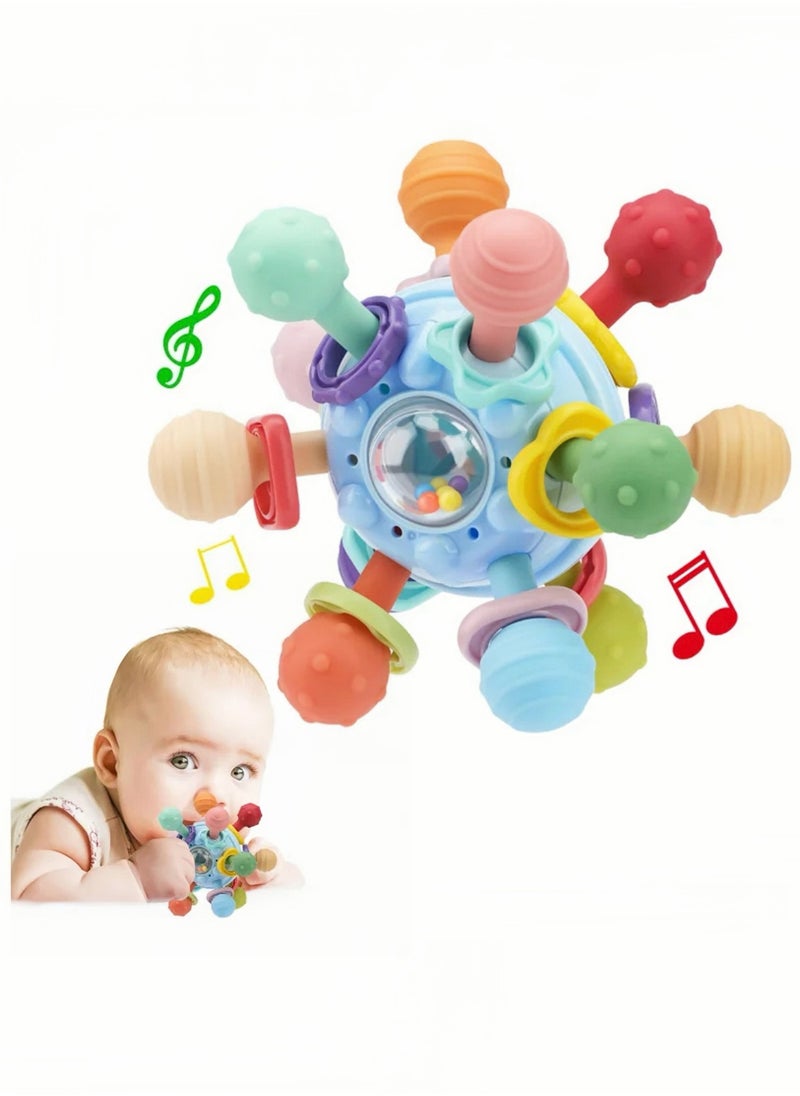 Lee Yon Baby Montessori Sensory Toys for 0-6 6-12 Months, Food Grade Teething Toys for Babies 0 3 6 9 12 18 Months, Newborn Infant Learning Developmental Toys Gifts for 1 2 Year Old Boys Girls, Multicolour  - Image 1