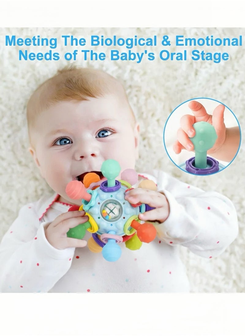 Lee Yon Baby Montessori Sensory Toys for 0-6 6-12 Months, Food Grade Teething Toys for Babies 0 3 6 9 12 18 Months, Newborn Infant Learning Developmental Toys Gifts for 1 2 Year Old Boys Girls, Multicolour  - Image 2