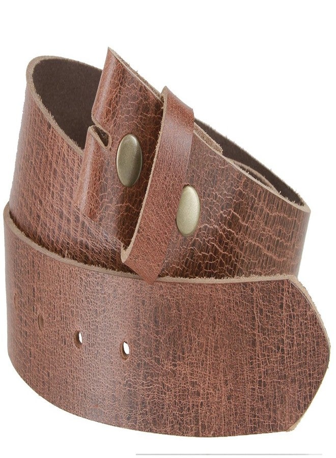 بيلتس.كوم حزام من قطعة واحدة من الجلد الطبيعي المحبب بالكامل، عرضه 1-1/2 بوصة (لون بني فاتح، 38) - Image 1