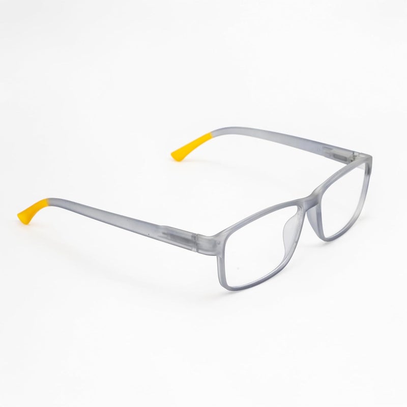 LENS+ Lensplus Rectangle TR Full Rim Eyeglasses with Blue Cut Lightweight Unisex Eyewear for Men & Women | Stylish Computer & Daily Use Frame - Image 3