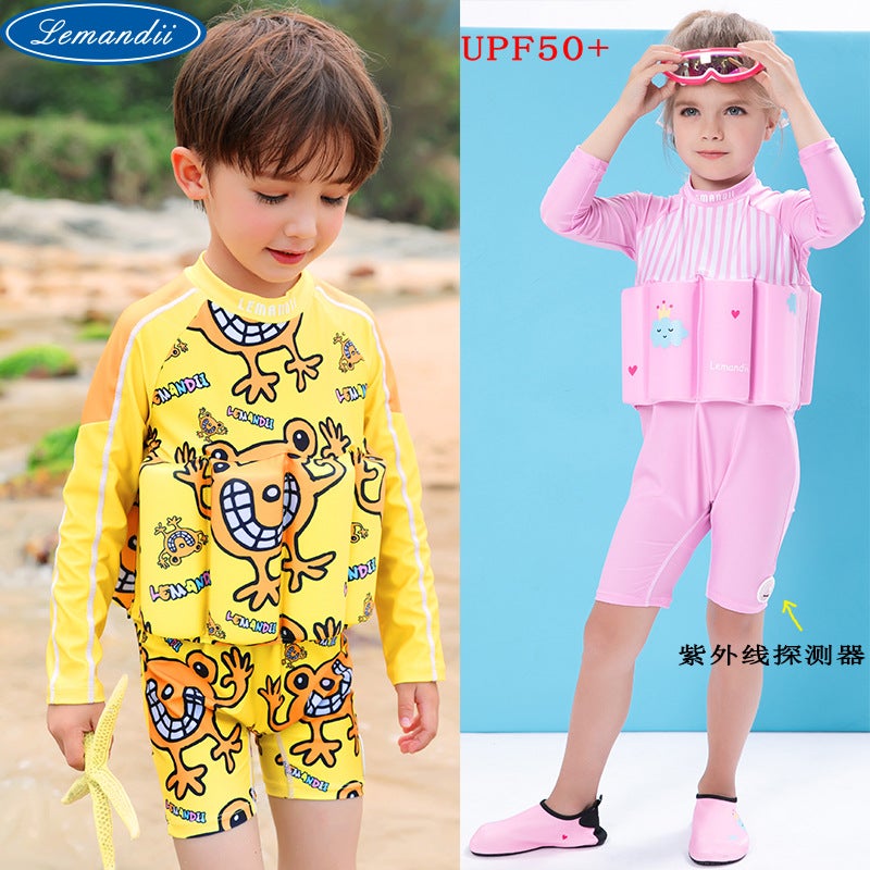 Le Mandi Dongguan Children'S Buoyancy Swimsuit Boys And Girls Baby Swimsuit A Generation Of Swimsuits - Image 2