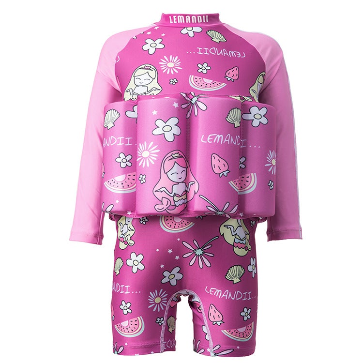 Le Mandi Dongguan Children'S Buoyancy Swimsuit Boys And Girls Baby Swimsuit A Generation Of Swimsuits - Image 4