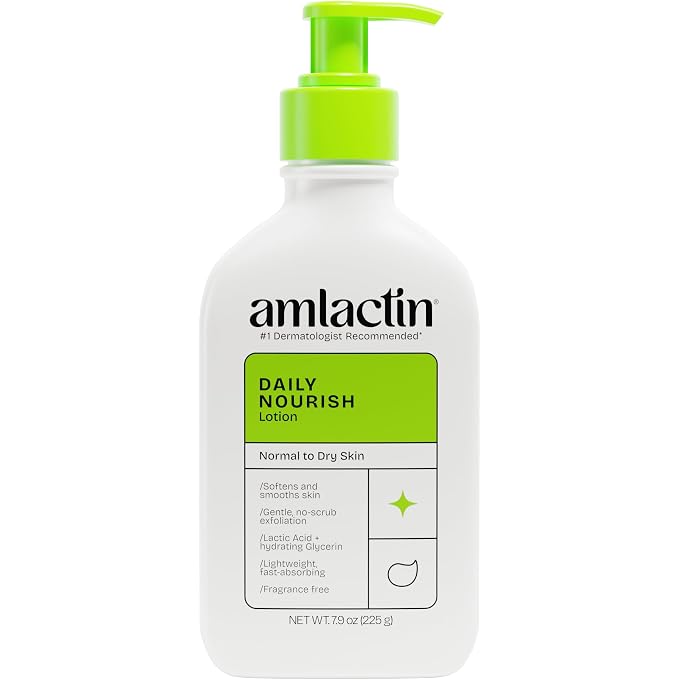 AmLactin Daily Nourish Body Lotion, 12% Lactic Acid, 7.9 oz - Image 1