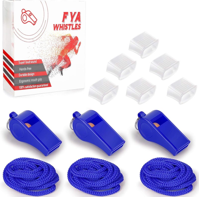 FYA Whistle with Lanyard and Mouth Grip, Super Loud Sports Whistles, Perfect for Coaches, Referees, Emergency, Lifeguard, Survival, Outdoor - Image 5