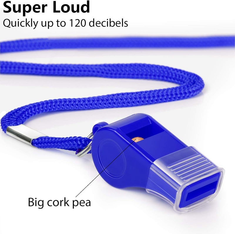 FYA Whistle with Lanyard and Mouth Grip, Super Loud Sports Whistles, Perfect for Coaches, Referees, Emergency, Lifeguard, Survival, Outdoor - Image 2