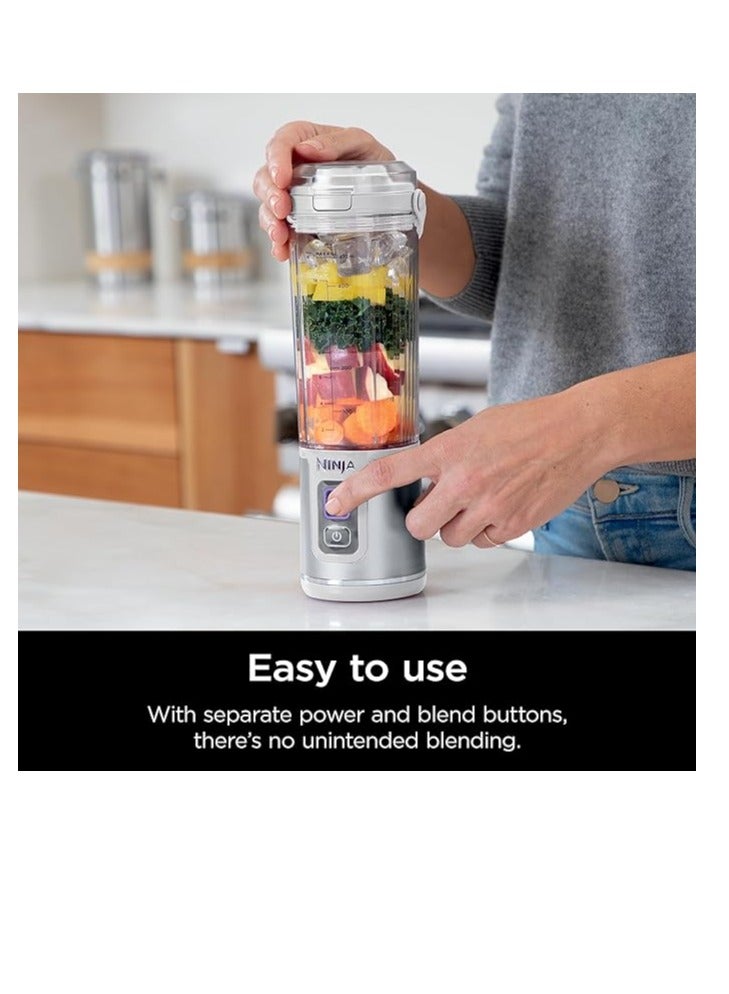 Ninja Blast Cordless Blender, Rechargeable, Leakproof 0.53 L 150 W BC151MEWH White/grey - Image 4