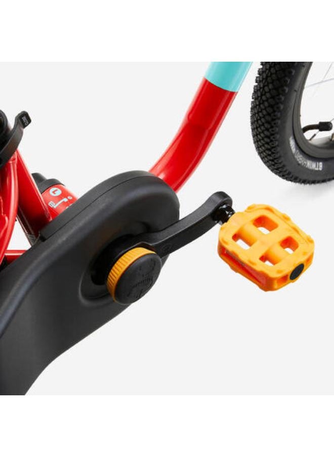 Btwin Kids' 14-Inch 3-5 Years 2-in-1 Balance Bike Discover 500 - Red  - Image 2