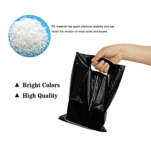 TOSPARTY 40PCS Black Plastic Gift Bags Easter Candy Bag Die Cut Bags are Sturdy Party Assorted Plastic Easter Gift Bag - Image 3