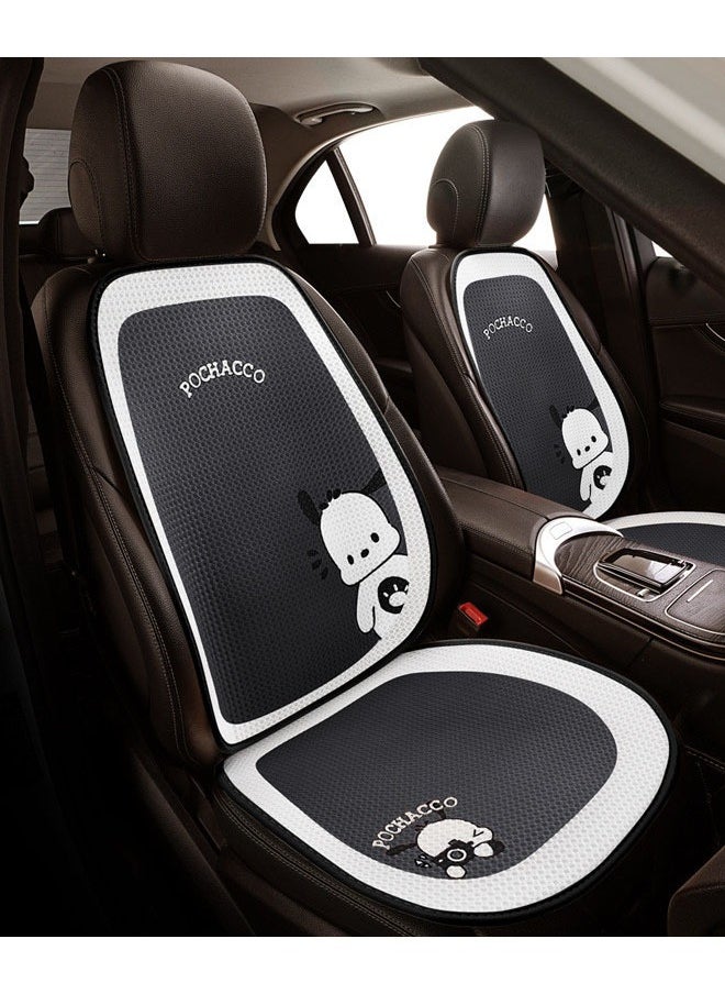 MLADEN 1PC Cute Cartoon Car Seat Back cushion Breathable Ice Silk Summer Car Seat Cover Protector Pad Mat Dust Proof Interior Accessories  - Image 5