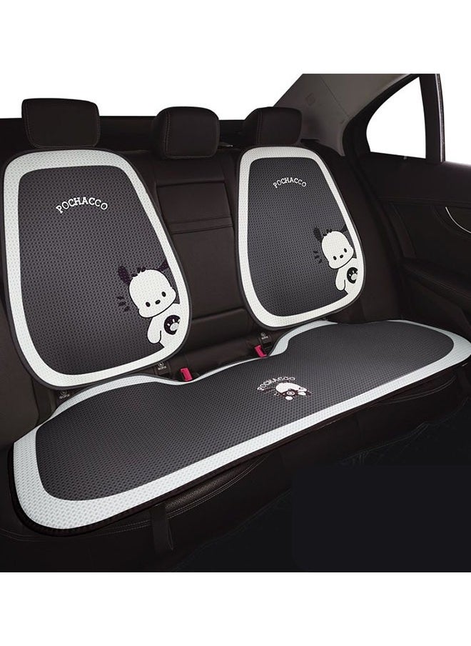 MLADEN 1PC Cute Cartoon Car Seat Back cushion Breathable Ice Silk Summer Car Seat Cover Protector Pad Mat Dust Proof Interior Accessories  - Image 3