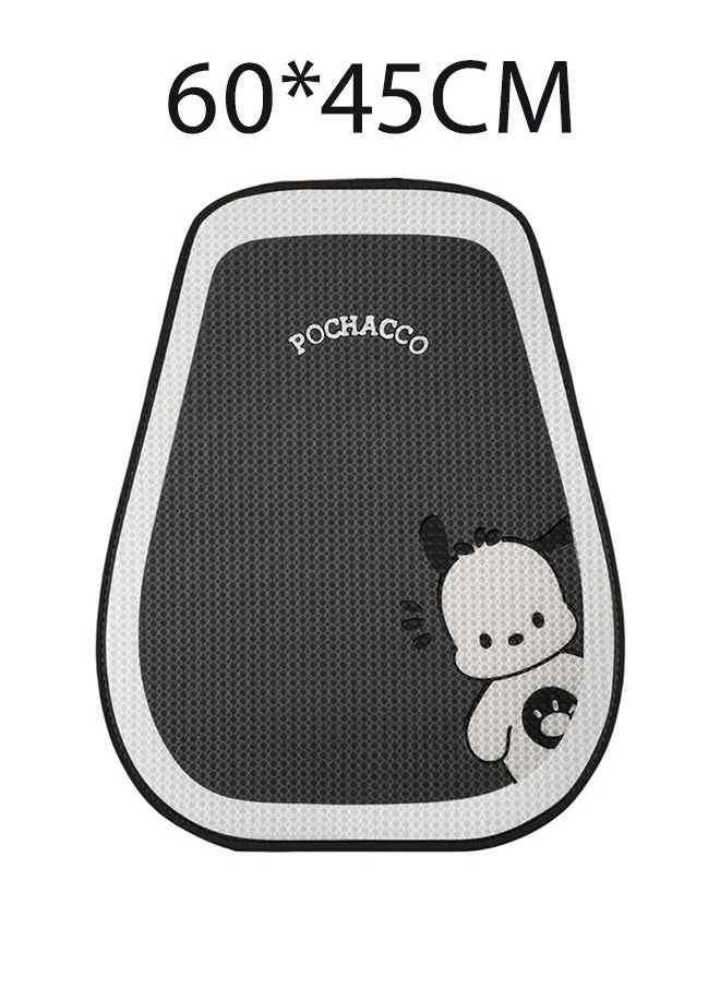 MLADEN 1PC Cute Cartoon Car Seat Back cushion Breathable Ice Silk Summer Car Seat Cover Protector Pad Mat Dust Proof Interior Accessories  - Image 2