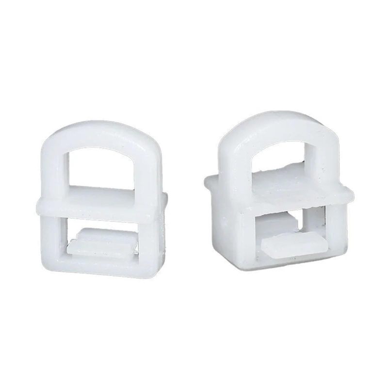 Truck Curtain Clips 30-Piece Plastic Fasteners Truck Side Curtain Buckle Rings With Straight Pulley Fittings - White Rivet Clips Commercial Vehicle Tarp Hardware For Heavy-Duty Hauling - Image 5