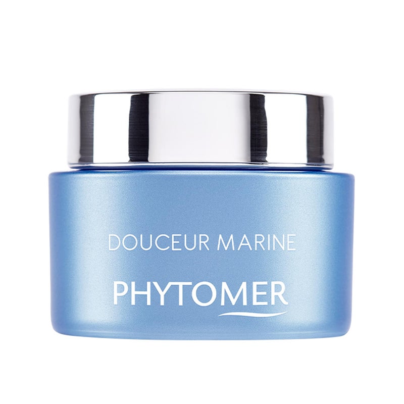Phytomer Douceur Marine Soothing Moisturizing Face Cream | Reduce Redness, Calm Sensitive Skin | Probiotic Face Moisturizer for Dry Skin | Sustainable, Natural Ingredients | 50ml - Image 1
